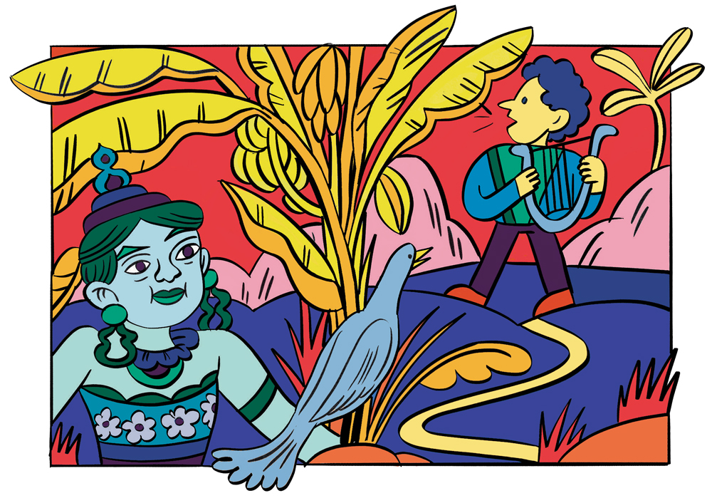 illustration aus dem Lernmittel erzähl nochmal